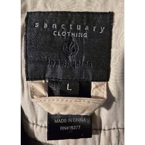 Anthropologie Sanctuary Clothing Swing Jacket Coat Cropped Sz Large MSRP $150 - Picture 5 of 6